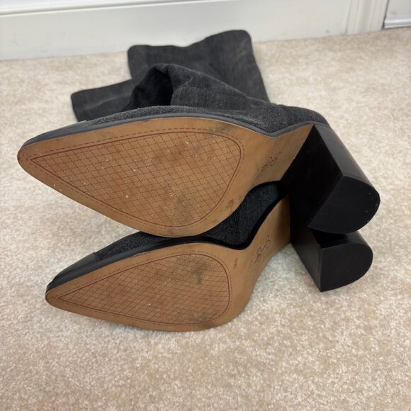 Jessica Simpson Bidemi Wash Effect Cap‎ Toe Over-the-Knee Boots in Gray Size 11M - Picture 12 of 12